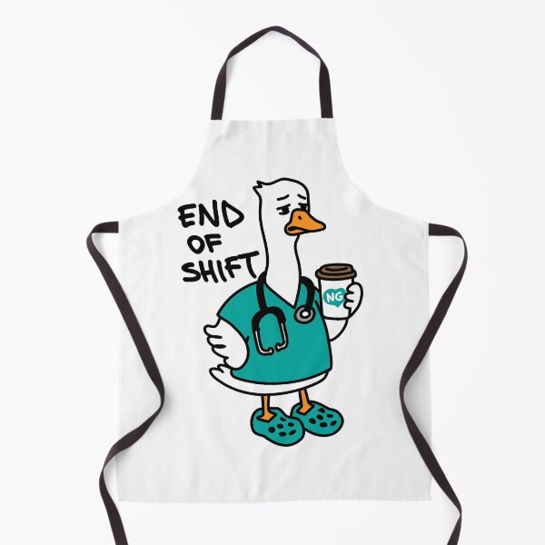 Item preview, Nurse Goose – End of Shift designed and sold by YNELENT.