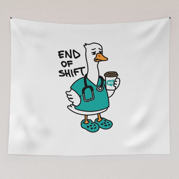 Item preview, Nurse Goose – End of Shift designed and sold by YNELENT.