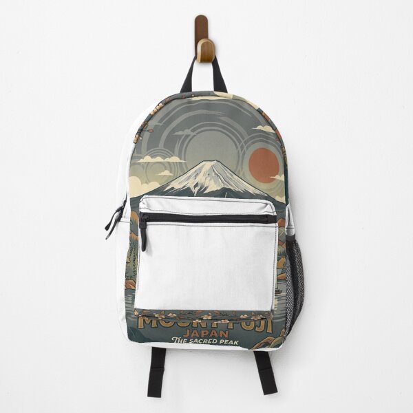 Item preview, Mount Fuji Japan Vintage Travel Poster – The Sacred Peak designed and sold by dark muse.