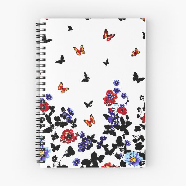 Item preview, Butterfly & Wildflower Border Pattern | Elegant Botanical A-Line Dress Floral Print designed and sold by Atum&Art.
