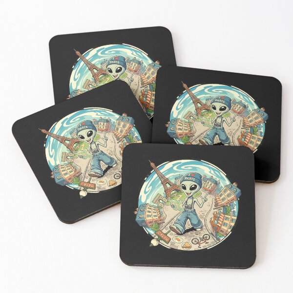 Item preview, ​Alien Tourist Vacation in Paris France designed and sold by Sunkhung.