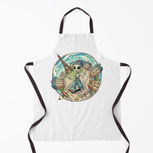 Item preview, ​Alien Tourist Vacation in Paris France designed and sold by Sunkhung.