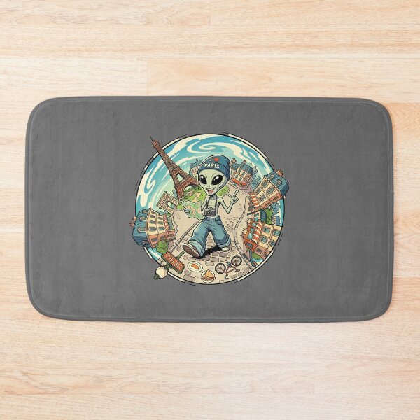 Item preview, ​Alien Tourist Vacation in Paris France designed and sold by Sunkhung.