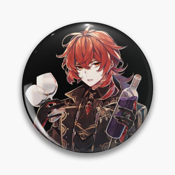 Item preview, Diluc Genshin Impact designed and sold by Inthestardust.