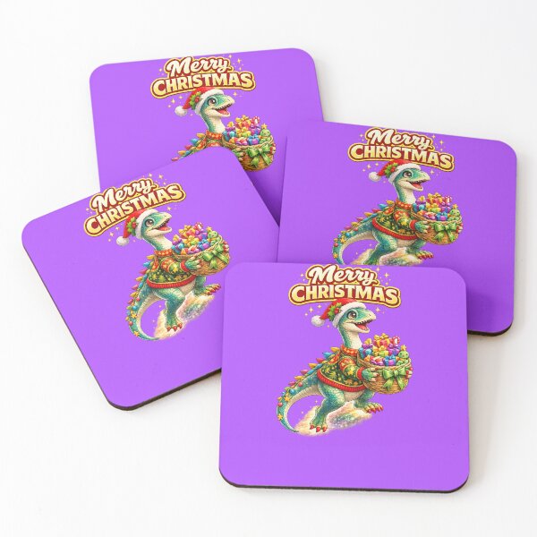 Item preview, Cute Merry Christmas Parasaurolophus Holiday Illustration designed and sold by annenambiro.