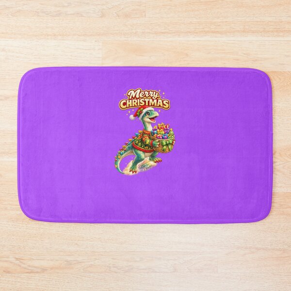 Item preview, Cute Merry Christmas Parasaurolophus Holiday Illustration designed and sold by annenambiro.