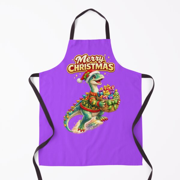 Item preview, Cute Merry Christmas Parasaurolophus Holiday Illustration designed and sold by annenambiro.