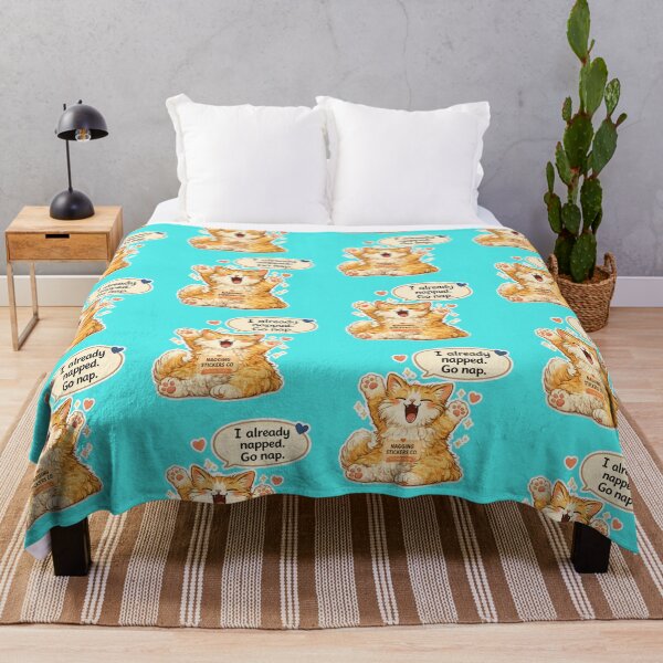 Item preview, NAGGING CAT LaMaisonOfMY I ALREADY NAPPED, GO NAP. COLLECTION | AQUA Edition | No.02 designed and sold by LaMaisonOfMY.