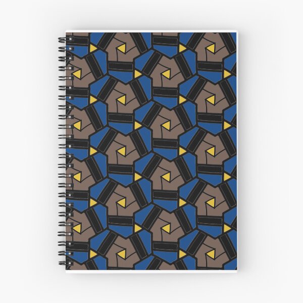 Item preview, Abstract Geometric Swirl Tessellation Pattern in Blue and Brown designed and sold by Sasitee.