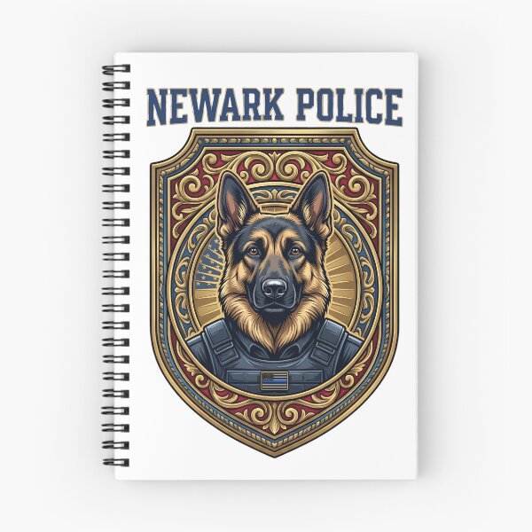 Item preview, Newark Police German Shepherd T-Shirt, K9 Officer Gift, Police Department Graphic Tee designed and sold by pawsome purrfect.