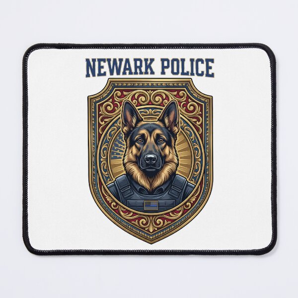 Item preview, Newark Police German Shepherd T-Shirt, K9 Officer Gift, Police Department Graphic Tee designed and sold by pawsome purrfect.