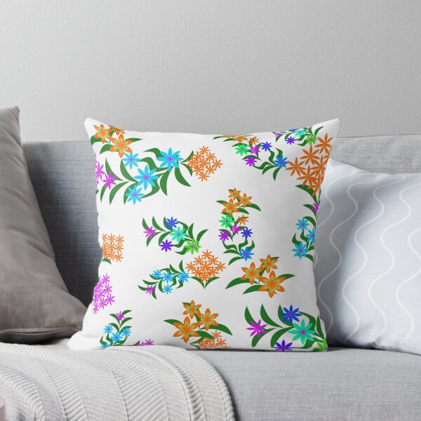 Item preview, Colorful Spring Blossom Floral Vector Illustration with Decorative Leaves designed and sold by Ei-Ei.