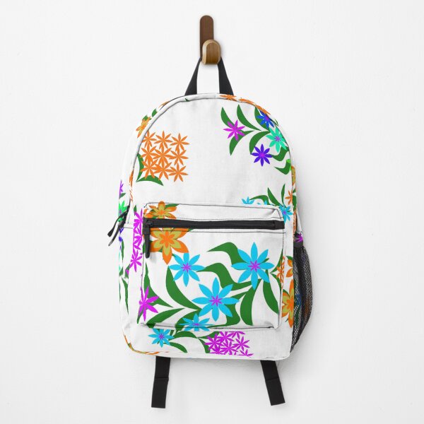Item preview, Colorful Spring Blossom Floral Vector Illustration with Decorative Leaves designed and sold by Ei-Ei.