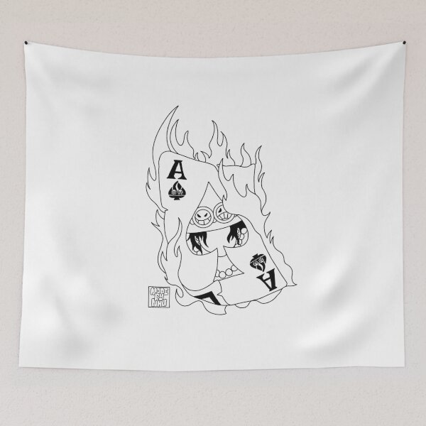 Item preview, Ace of Spades Fire Anime Artwork designed and sold by nyxium-art.
