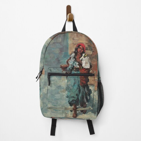 Item preview, Gypsy Woman with Red Headscarf designed and sold by SharonTheFirst.
