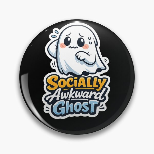 Item preview, Socially Awkward Ghost designed and sold by RetroPlus.