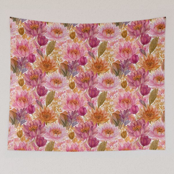 Item preview, Lush Lotus  - Retro Flower Floral - Valentine Gifts For women designed and sold by RoyalStarsPatts.