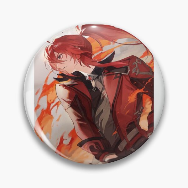 Item preview, Diluc Genshin Impact designed and sold by Inthestardust.