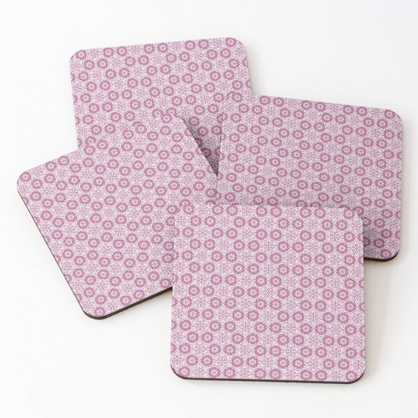 Item preview, Intricate Purple and White Floral Tessellation Pattern designed and sold by Sasitee.