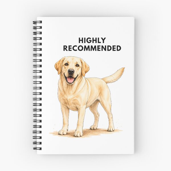 Item preview, Highly Recommended Labrador Retriever | Happy Lab Watercolor Gift designed and sold by PAPIRO SIGLO XXI.