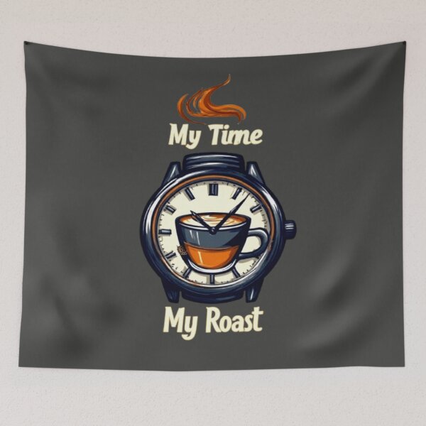 Item preview, My Time My Roast Coffee Watch Vintage Barista Art designed and sold by Shift-Bloom.