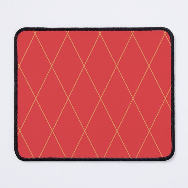 Item preview, Soft Orange Diamond Lines on Cherry Red designed and sold by Art in My Loft.