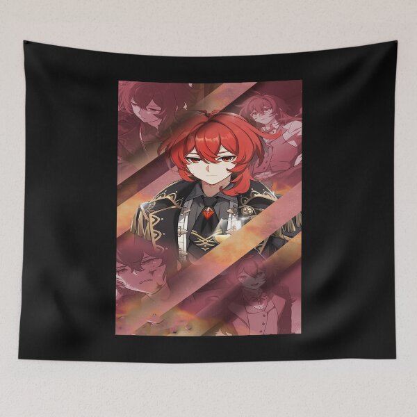 Item preview, Diluc Genshin Impact designed and sold by Inthestardust.