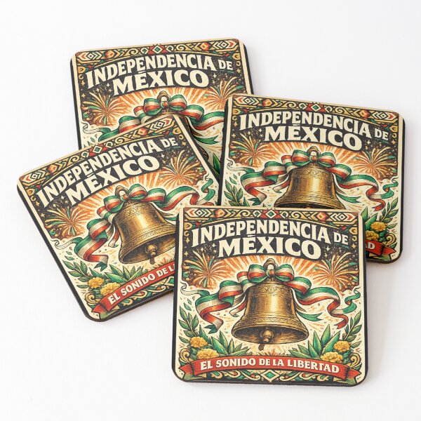 Item preview, Independencia de México El Sonido de la Libertad | Mexican Liberty Bell Vintage Patriotic T-Shirt designed and sold by irfanshikh.