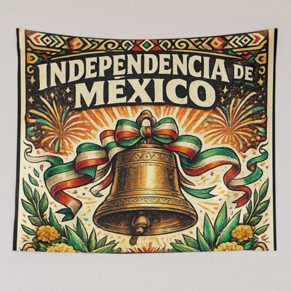 Item preview, Independencia de México El Sonido de la Libertad | Mexican Liberty Bell Vintage Patriotic T-Shirt designed and sold by irfanshikh.