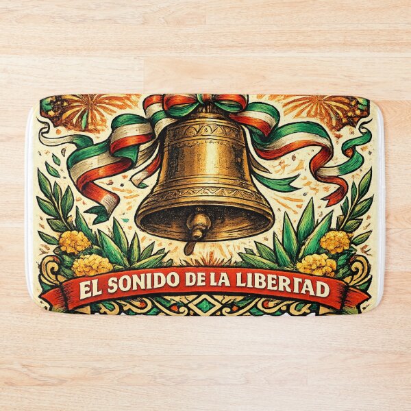 Item preview, Independencia de México El Sonido de la Libertad | Mexican Liberty Bell Vintage Patriotic T-Shirt designed and sold by irfanshikh.