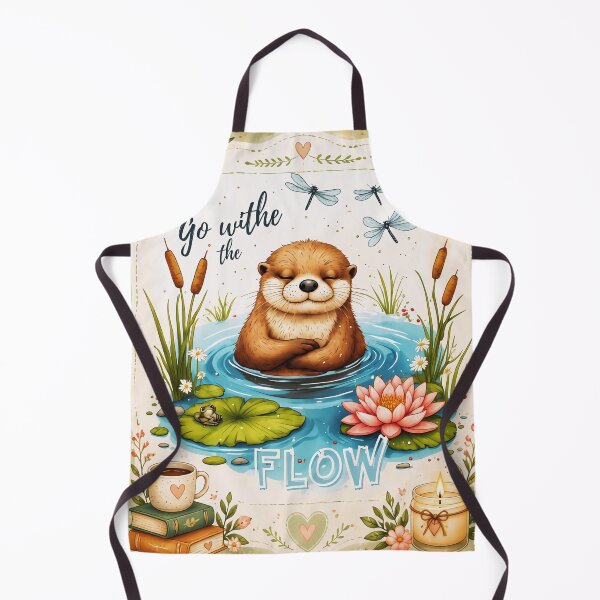 Item preview, Cute Sleeping Otter Watercolor | Cottagecore Nature Design designed and sold by Crimsonstudio82.