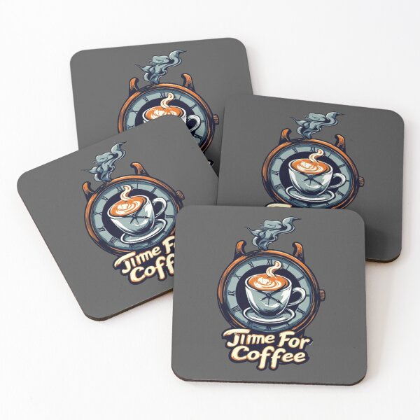 Item preview, Time For Coffee Vintage Watch Cappuccino Barista Logo designed and sold by Shift-Bloom.