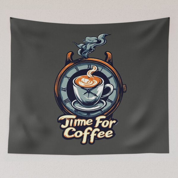 Item preview, Time For Coffee Vintage Watch Cappuccino Barista Logo designed and sold by Shift-Bloom.