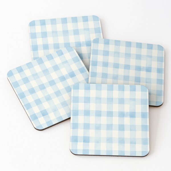 Item preview, Soft Blue Watercolor Gingham Plaid Seamless Pattern Background Design designed and sold by EL-Lebedenko.