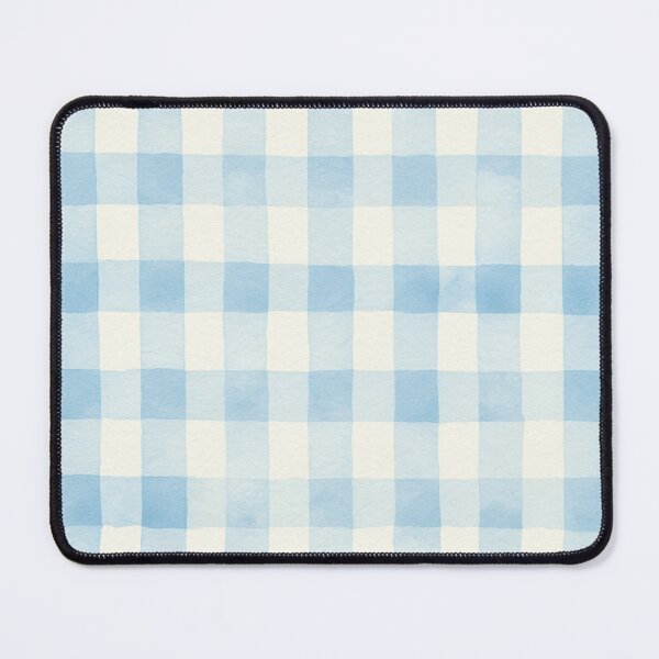 Item preview, Soft Blue Watercolor Gingham Plaid Seamless Pattern Background Design designed and sold by EL-Lebedenko.