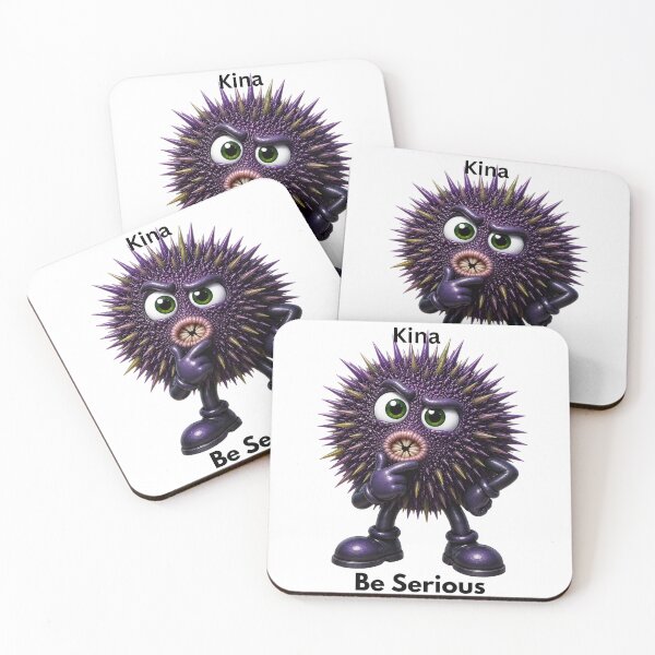 Item preview, Kina Be Serious | Funny New Zealand Kina | Cheeky Creatures designed and sold by Cheeky Creatures.