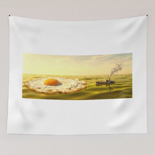 Item preview, Fried Egg Island designed and sold by ales-panz.