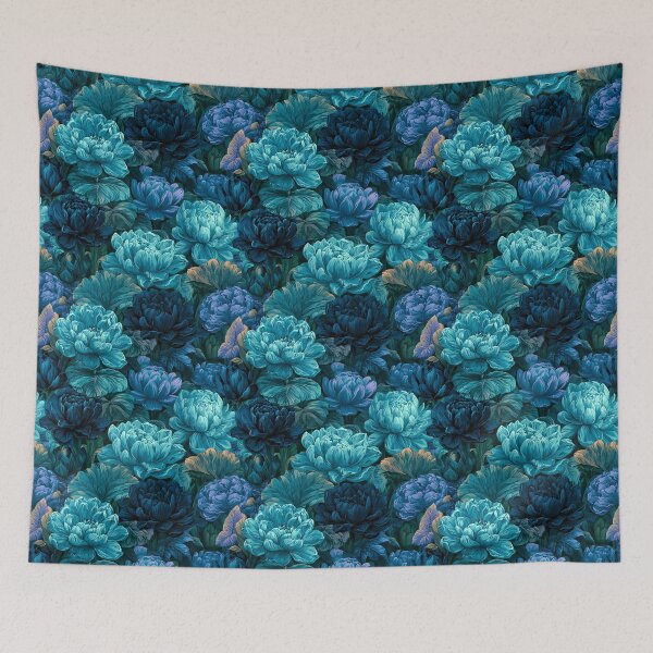 Item preview, Vibrant Lotus Print  - Retro Flower Floral - Wedding Gifts designed and sold by RoyalStarsPatts.