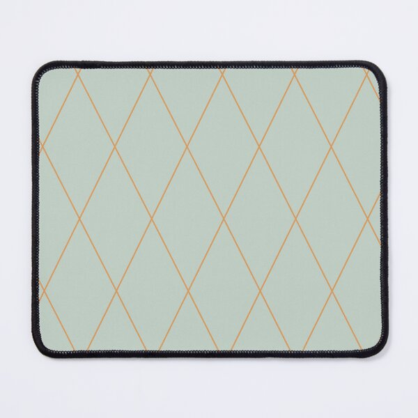 Item preview, Soft Orange Diamond Lines on Soft Aqua designed and sold by Art in My Loft.