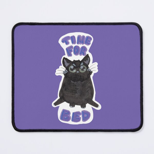 Item preview, Black Cat Go To Bed designed and sold by TheMuseMirage.