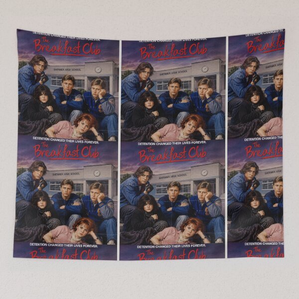 Item preview, Retro High School Rebels | 80s Teen Movie Inspired Vintage Poster designed and sold by nouhaZN.