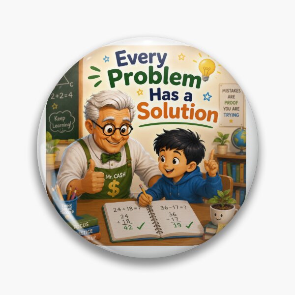 Item preview, Every Problem Has a Solution | Cash Character designed and sold by LumivaraGallery.