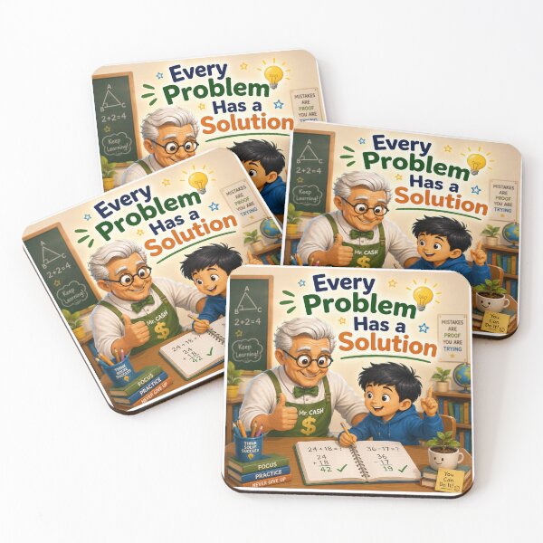 Item preview, Every Problem Has a Solution | Cash Character designed and sold by LumivaraGallery.