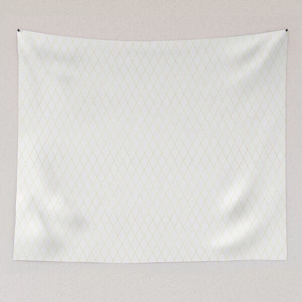 Item preview, Softest Gold Fade Diamond Lines on White designed and sold by Art in My Loft.