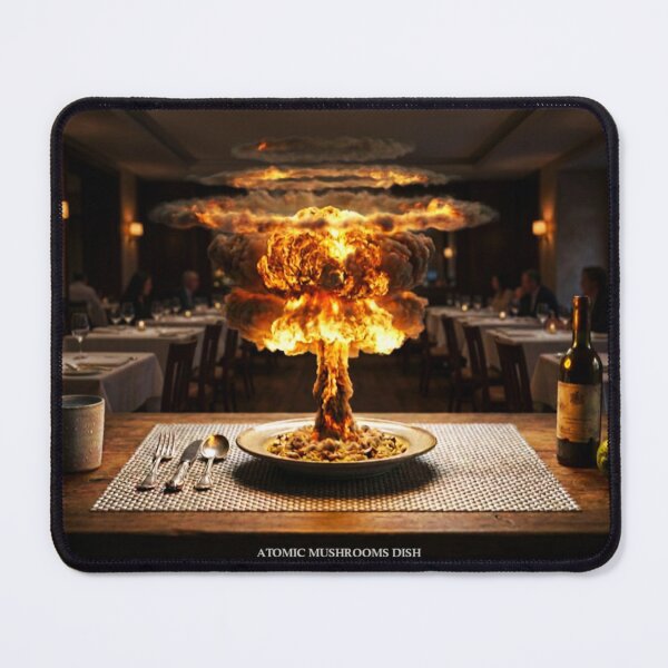 Item preview, Atomic Mushrooms Dish designed and sold by ales-panz.