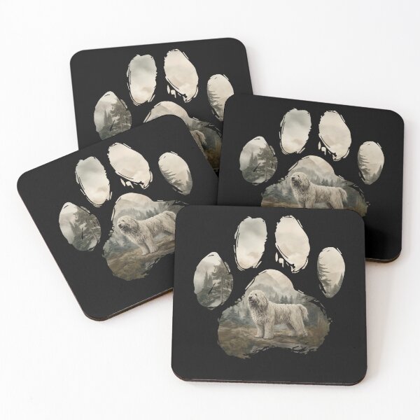 Item preview, Funny Komondor Paw Foggy Mountain Tree Mom Dad Kids designed and sold by rafaeltto.