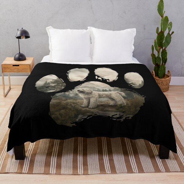 Item preview, Funny Komondor Paw Foggy Mountain Tree Mom Dad Kids designed and sold by rafaeltto.