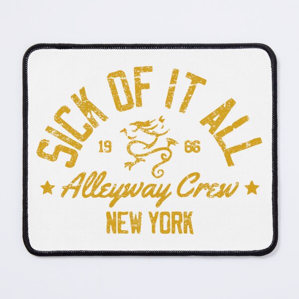 Item preview, Sick Of It All Alleyway Crew New York 1986 Distressed Emblem designed and sold by Phillipsbt.