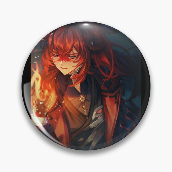 Item preview, Diluc Genshin Impact designed and sold by Inthestardust.