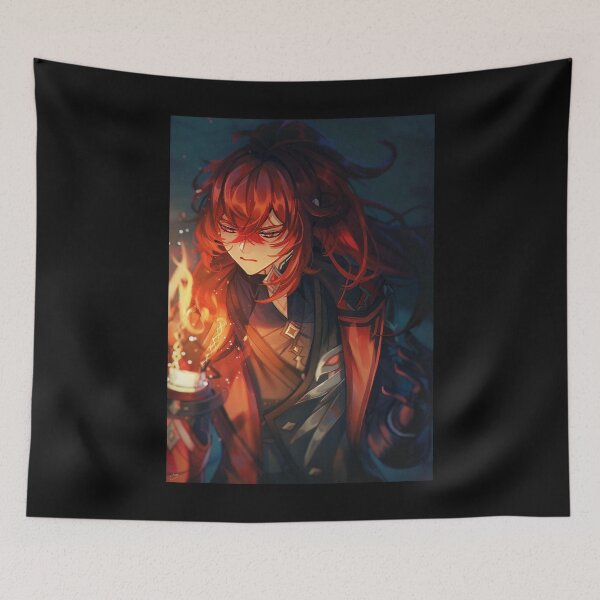 Item preview, Diluc Genshin Impact designed and sold by Inthestardust.